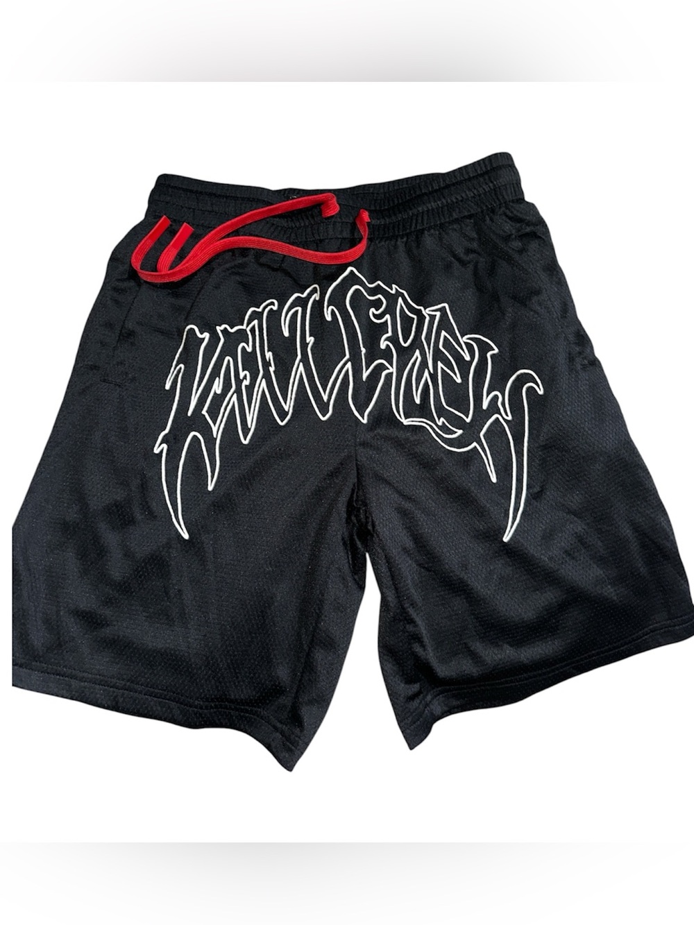 Kill Crew- RELAXED CUT SHORTS CLASSIC - BLACK / WHITE